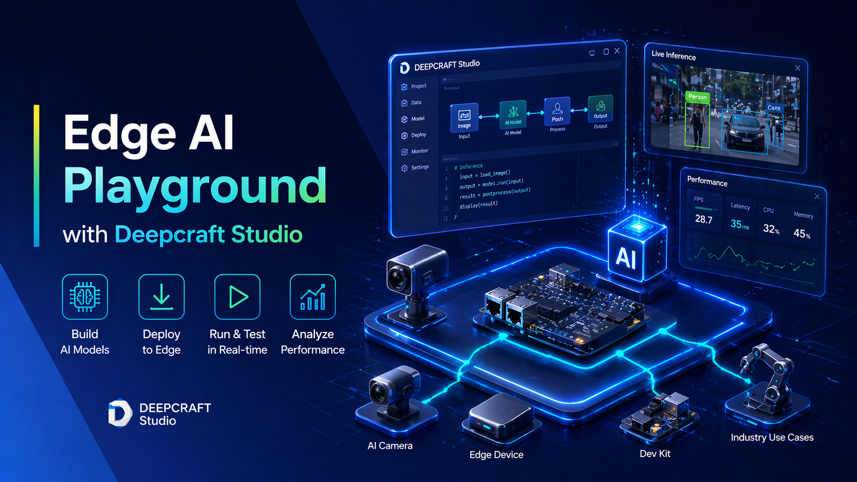 Edge AI Playground with Deepcraft Studio L002