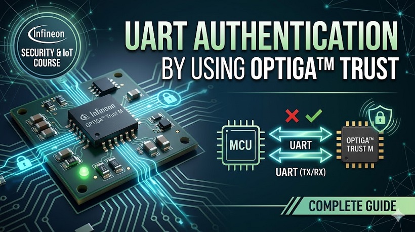 UART authentication by using Optiga trust-m demostration OPA_1